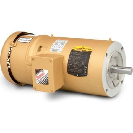 BALDOR-RELIANCE Baldor-Reliance Motor VEBM3546T, 1HP, 1765RPM, 3PH, 60HZ, 143TC, 3524M, TEFC, F1 VEBM3546T